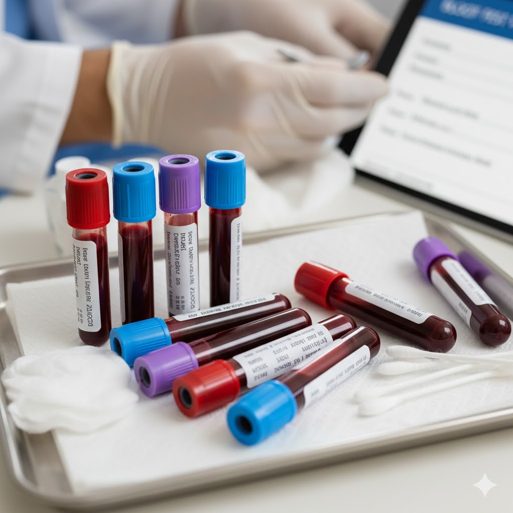 Dubai home Blood test