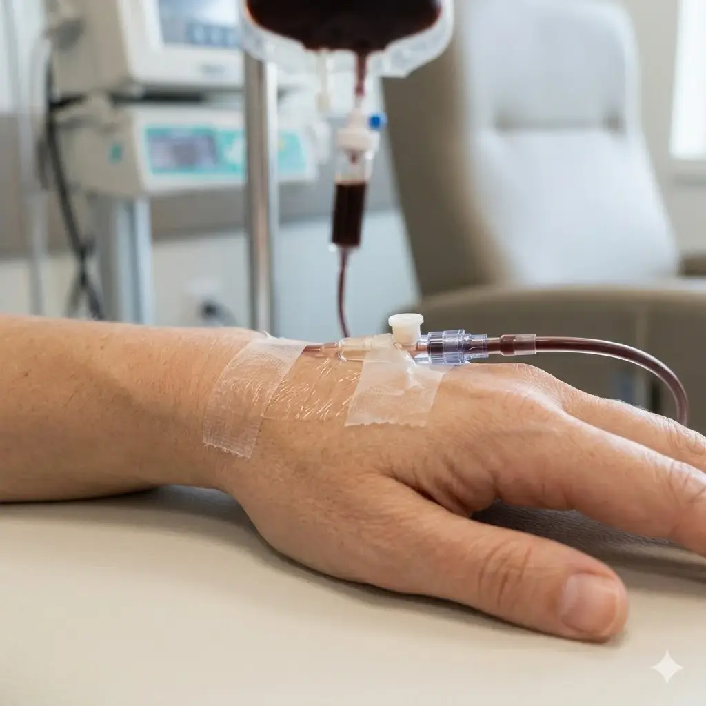 Iron IV Drip at Home