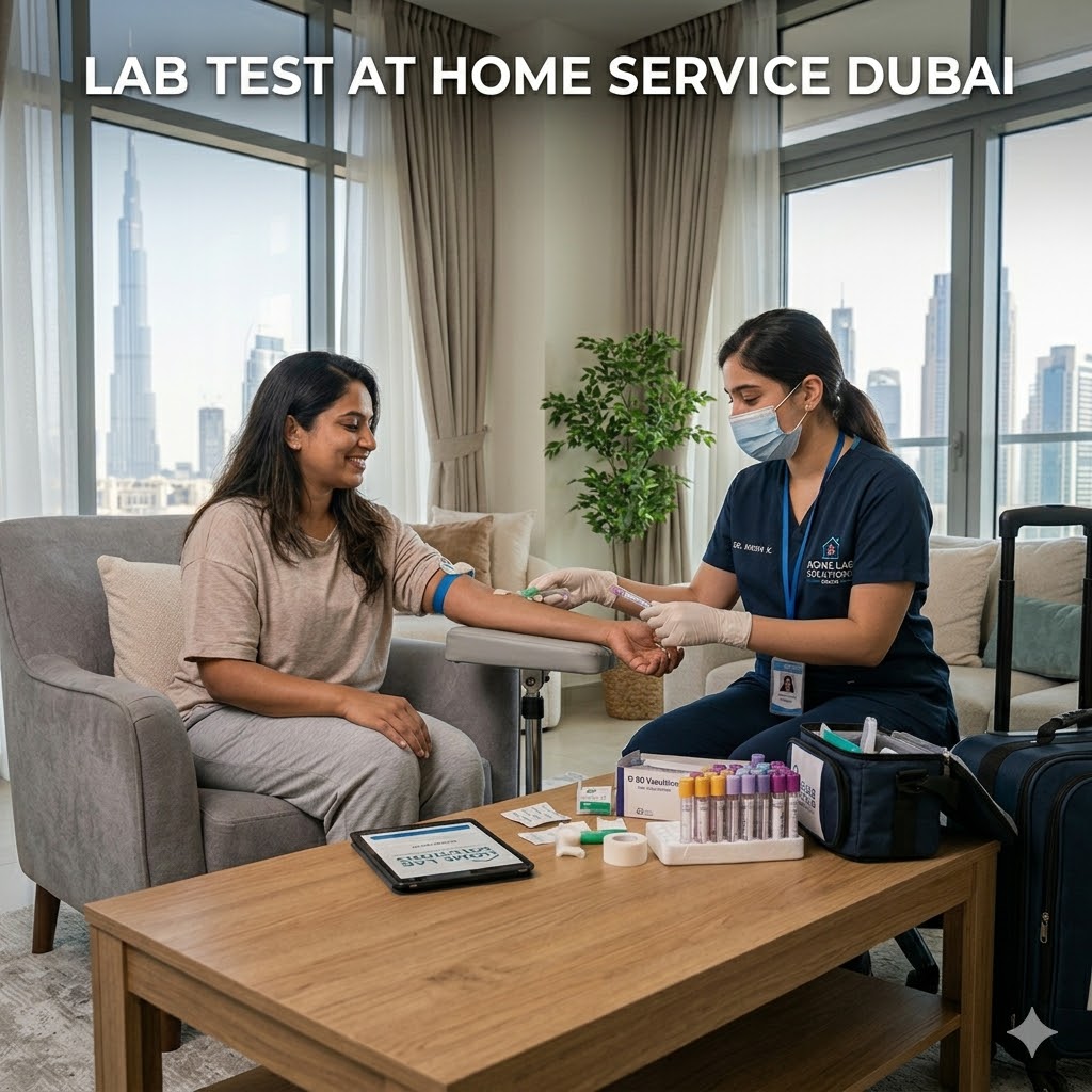 Lab Test at Home Dubai | DHA-Licensed Blood Tests & Results